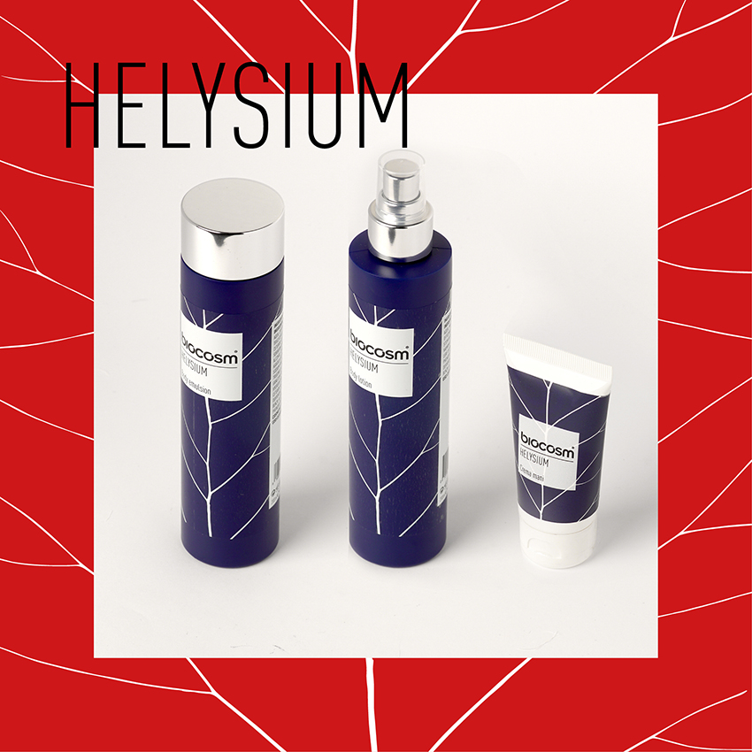 Biocosm ha pensato per le clienti una serie di prodotti adatti ad essere regalati durante le festività natalizie, oggi abbiamo Helysium.